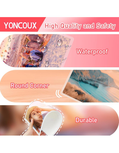 Hojas de Laminado Térmico YONCOUX 100 pcs 3 mil Carta