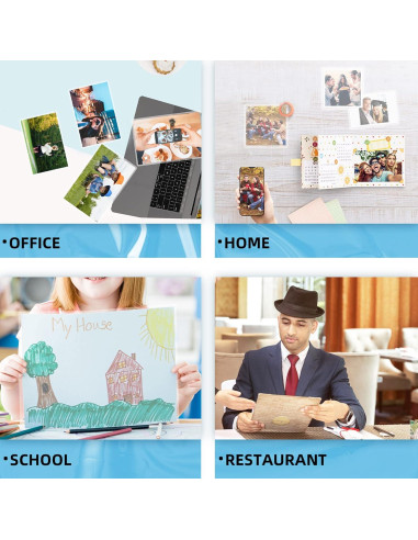 Bolsas de Laminado Térmico Uinkit 11.5x17.5" 5 Mil Paquete 50