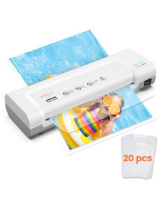 Laminadora Térmica VidaTeco 22.86 cm con 20 Hojas 3 mil