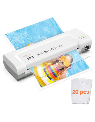 Laminadora Térmica VidaTeco 22.86 cm con 20 Hojas 3 mil