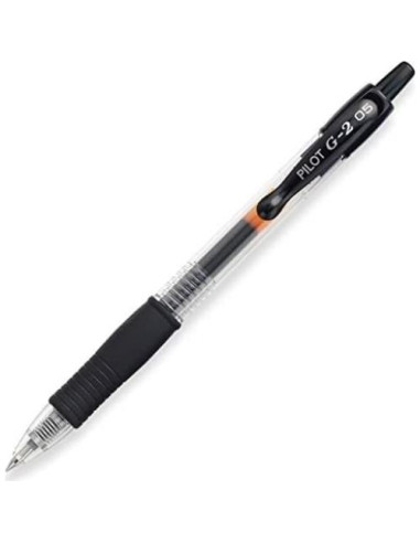 Bolígrafos de Gel Pilot G2 Extra Fino 0.5mm Negro y Azul (6 unidades)