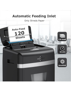 Trituradora de Papel BONSEN S3110 Micro Corte 120 Hojas 2