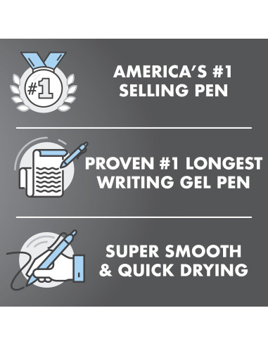 Bolígrafos de Gel Pilot G2 Fina 0.7mm Uva - Paquete de 12