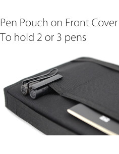 Funda de Cuaderno Diodrio A5 Negra Resistente al Agua 2