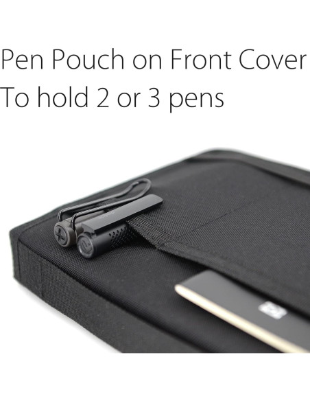 Funda de Cuaderno Diodrio A5 Negra Resistente al Agua