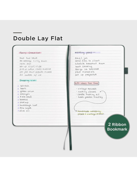 Cuaderno A5 Rayado And Per Se 160 Páginas Verde Tapa Dura