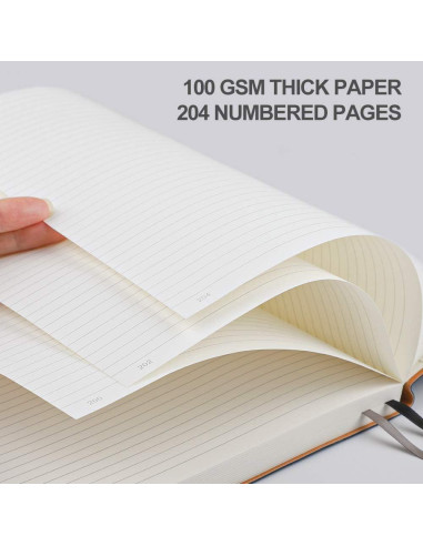 Cuaderno B5 tapa blanda AHGXG 408 páginas papel 100 g/m