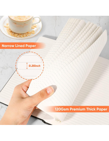 Cuadernos Huhuhero A5 Tapa Dura 10 Páginas Rayadas Negro