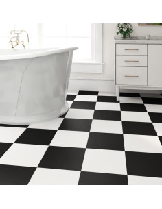 Paquete de 40 baldosas de vinilo autoadhesivas ZRJT 30.48 cm 2