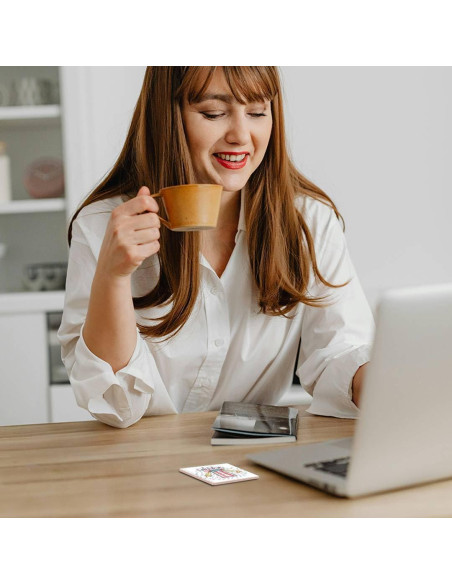 Juego de 8 Posavasos de Cerámica 3dRose - Dinosaurios