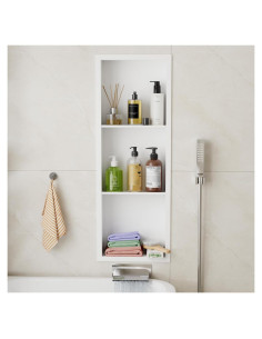 Nicho de Ducha Empotrado Oenalw 30.48x91.44cm Acero Inoxidable