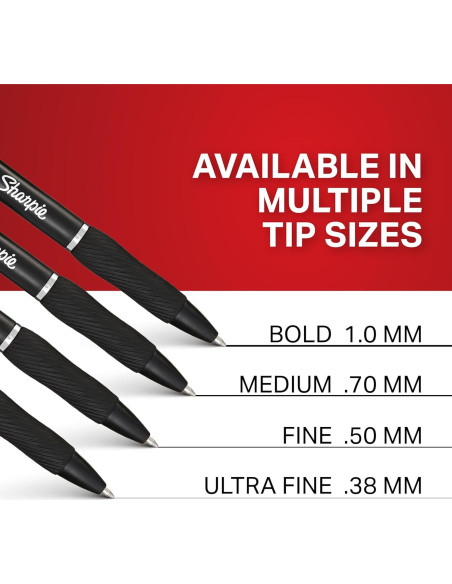 Bolígrafos de Gel Sharpie S-Gel 1.0mm Tinta Azul 36 Unidades