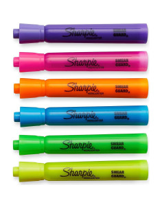 Marcadores Fluorescentes Sharpie 12 Unidades Punta Biselada 2