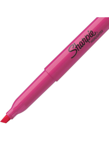 Marcadores Sharpie Pocket 27009 Rosa Fluorescente, 12 Unidades