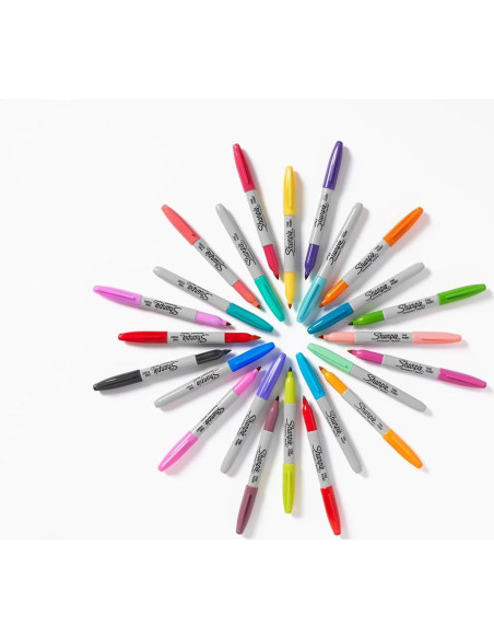 Marcadores Permanentes Sharpie Glam Pop 24 Colores Vibrantes Marcadores Permanentes Sharpie Glam Pop 24 Colores Vibrantes