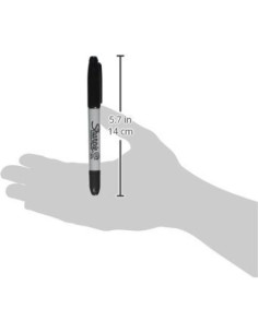 Marcador Permanente Twin Tip Sanford 32201 Punta Fina y Ultra Fina Negro 2