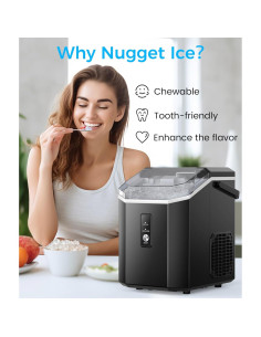 Máquina de Hielo Nugget Joy Pebble Z5815NA 10kg/día Portátil 2