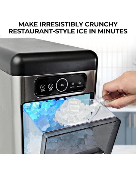 Fabricador de Hielo Masticable Kenmore KKIMNF-40SS 18kg/día