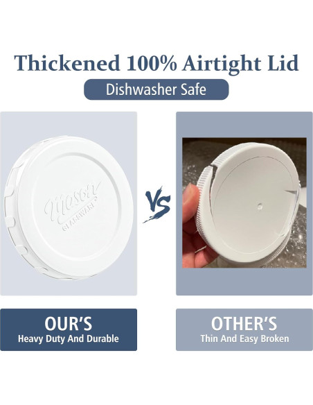 Tarro de Vidrio de 3.785 L con Tapa Hermética Folinstall