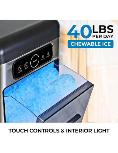 Fabricador de Hielo Masticable Kenmore KKIMNF-40SS 18kg/día