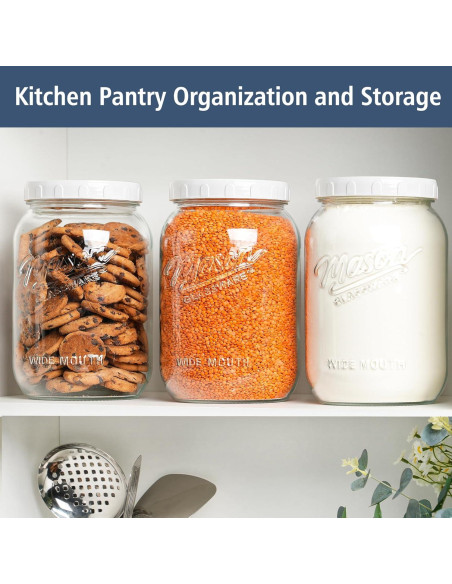 Tarro de Vidrio de 3.785 L con Tapa Hermética Folinstall