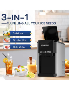 Enfriador de Agua 3 en 1 ICEPURE con Fabricador de Hielo 19 kg/día 2