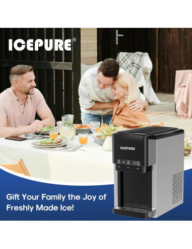 Enfriador de Agua 3 en 1 ICEPURE con Fabricador de Hielo 19 kg/día
