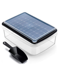 Bandeja de Hielo ARTLEO con Tapa y Contenedor 55 Cubos