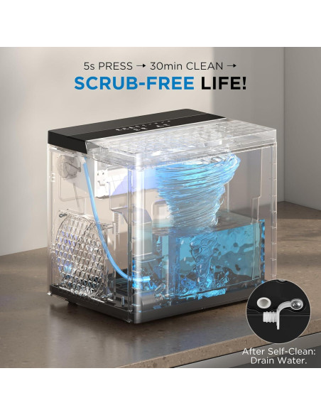 Fabricador de Hielo Portátil EXTRAFEIN 11.79 kg/día, Autolimpiante