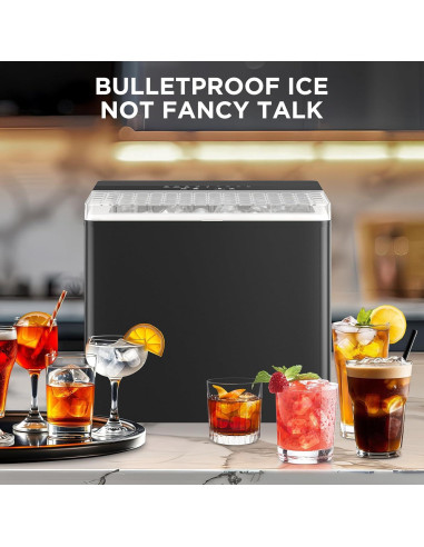 Fabricador de Hielo Portátil EXTRAFEIN 11.79 kg/día, Autolimpiante