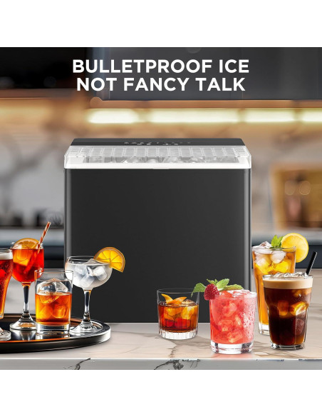 Fabricador de Hielo Portátil EXTRAFEIN 11.79 kg/día, Autolimpiante