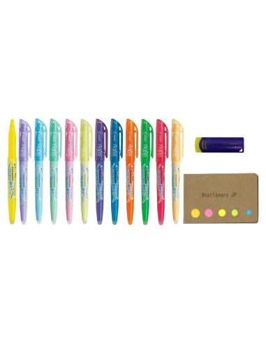 Set de 14 Bolígrafos Resaltadores Borrables Pilot Frixion