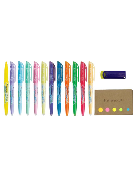 Set de 14 Bolígrafos Resaltadores Borrables Pilot Frixion