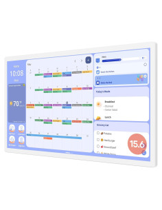 Calendario Digital Cozyla+ 39.6 cm Pantalla Táctil Blanco