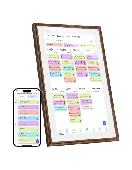 Calendario Digital 15.6" Canupdog Pantalla Táctil Full HD