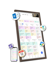 Calendario Digital Familiar BSIMB 27" Pantalla Táctil 1080P