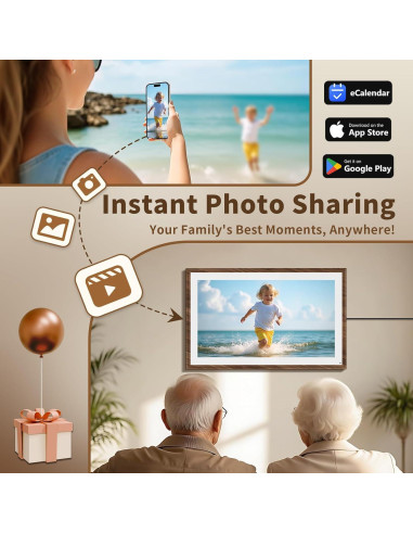 Calendario Digital 15.6" Canupdog Pantalla Táctil Full HD