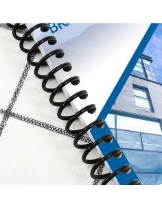 Bobinas de Encuadernación Espiral RAYSON 11.1mm Negro 100 Unidades 2