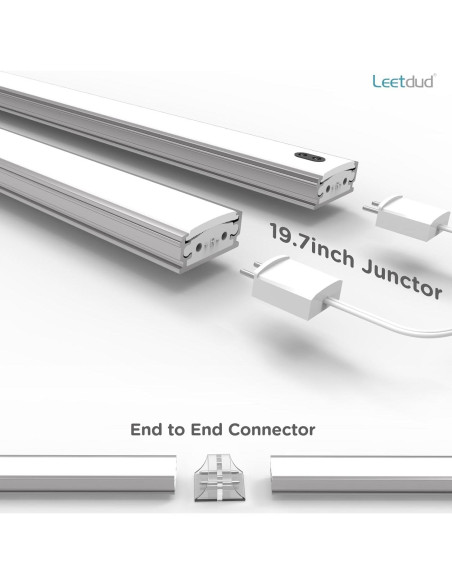 Iluminación LED bajo gabinete Leetdud 10" con sensor mano 4000K