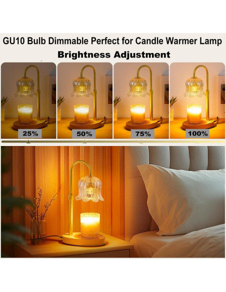 Bombillas Halógenas GU10 Vinaco 25W 6PCS Regulables 2800K