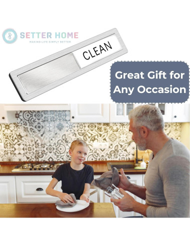 Imán Limpio Sucio para Lavavajillas SETTER HOME Acero Inoxidable