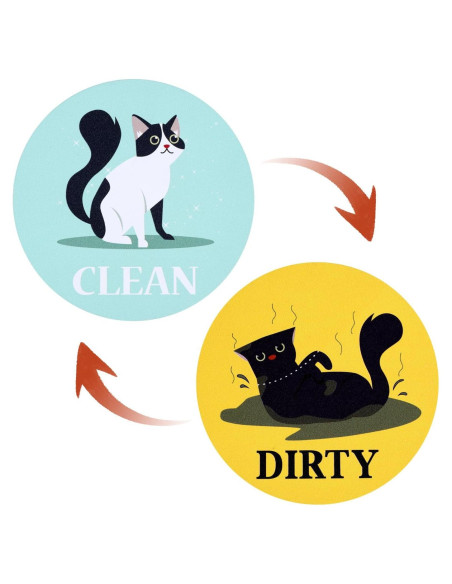 Imán de limpieza sucia para lavavajillas Gosknor 9x9cm