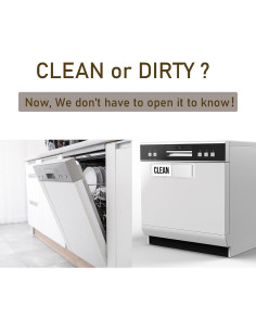 Imán Limpio Sucio para Lavavajillas UDEE 17.78x5.08cm 2