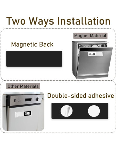 Imán Limpio Sucio para Lavavajillas UDEE 17.78x5.08cm