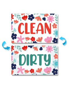 Cartel Magnético Limpio Sucio Advivio 9.6x5.6cm PVC