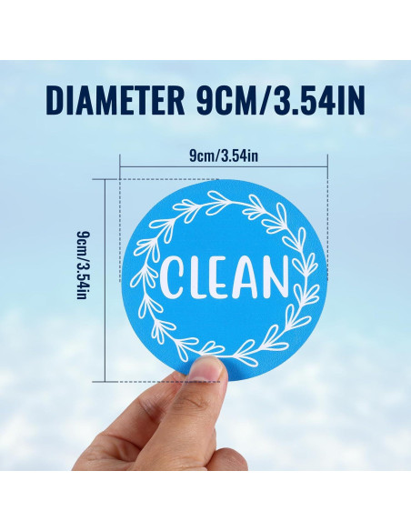 Imán de Lavavajillas Reversible BOXOB 9cm Limpio Sucio Imán de Lavavajillas Reversible BOXOB 9cm Limpio Sucio