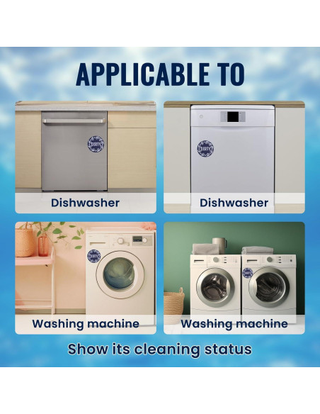 Imán de Lavavajillas Reversible BOXOB 9cm Limpio Sucio Imán de Lavavajillas Reversible BOXOB 9cm Limpio Sucio