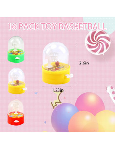 16 Mini Juegos de Baloncesto ZANSU - Decoración Fiesta y Aula 2
