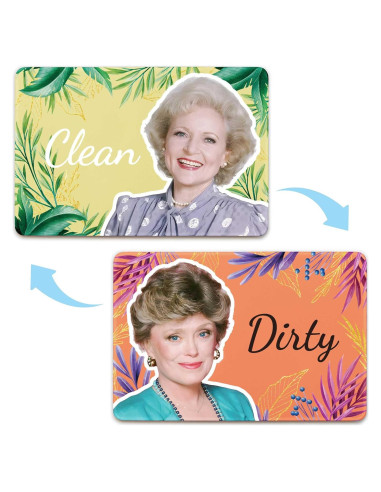 Imán de Lavavajillas Casktcom Golden Girls 9x6.1cm Doble Cara