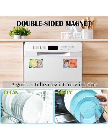 Imán de Lavavajillas Casktcom Golden Girls 9x6.1cm Doble Cara